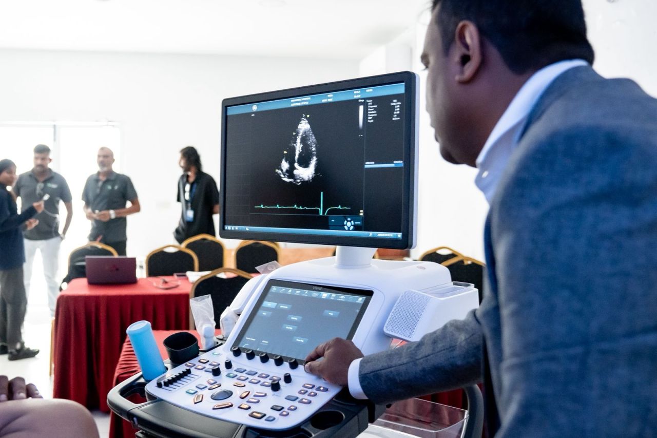 STO in Hulhumale hospital ah zamaanee cardiovascular  system ei foarukohddheefi