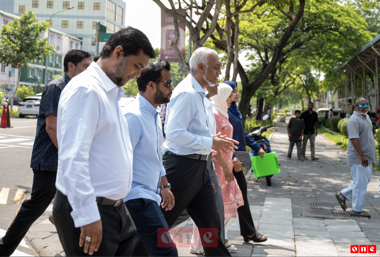 Council inthihaabuge campaign ah Raees hulhumale' phase 1 gai 