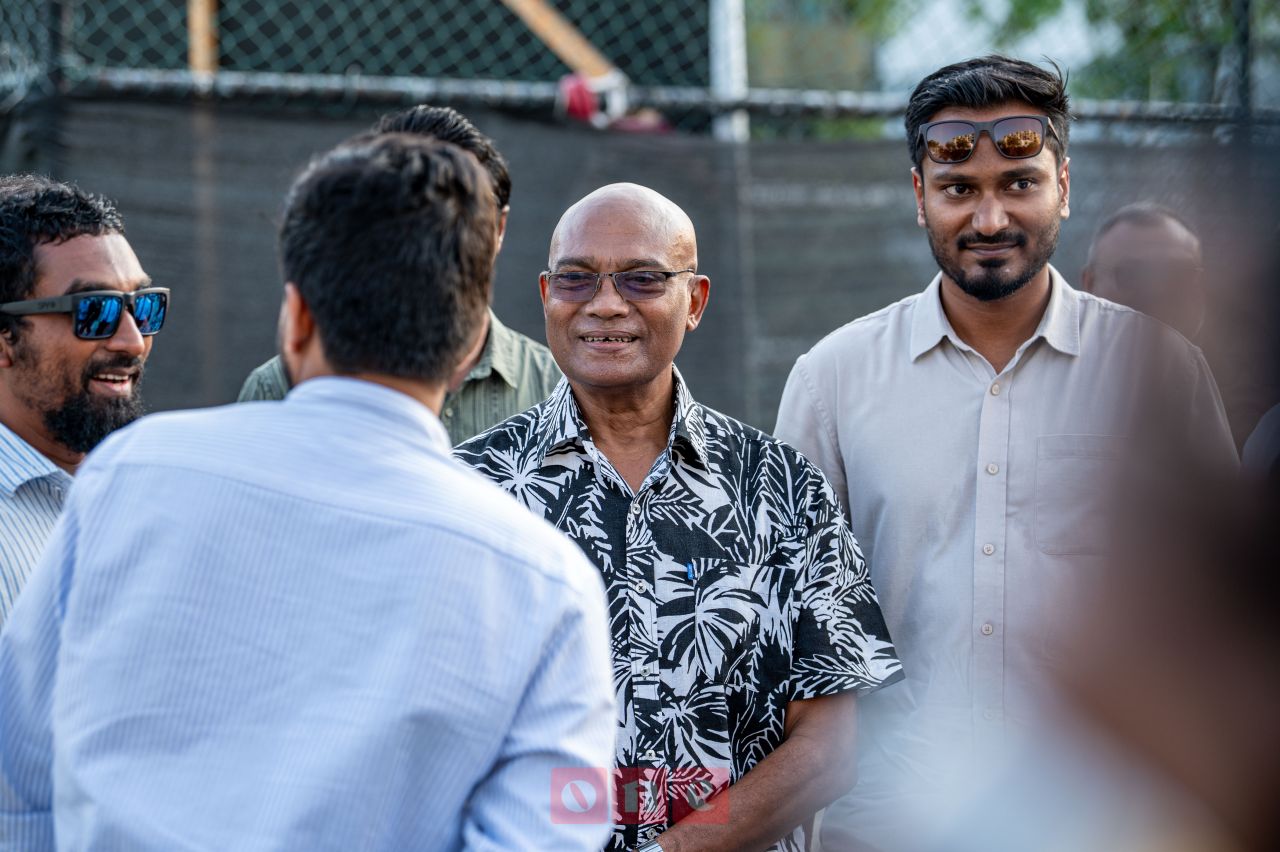 ވަން ފޮޓޯ: ހުޅުމާލޭގައި ގާއިމުކުރާ ސްޕޯޓްސް ޕާކުގެ ބިންގާ އެޅުން 