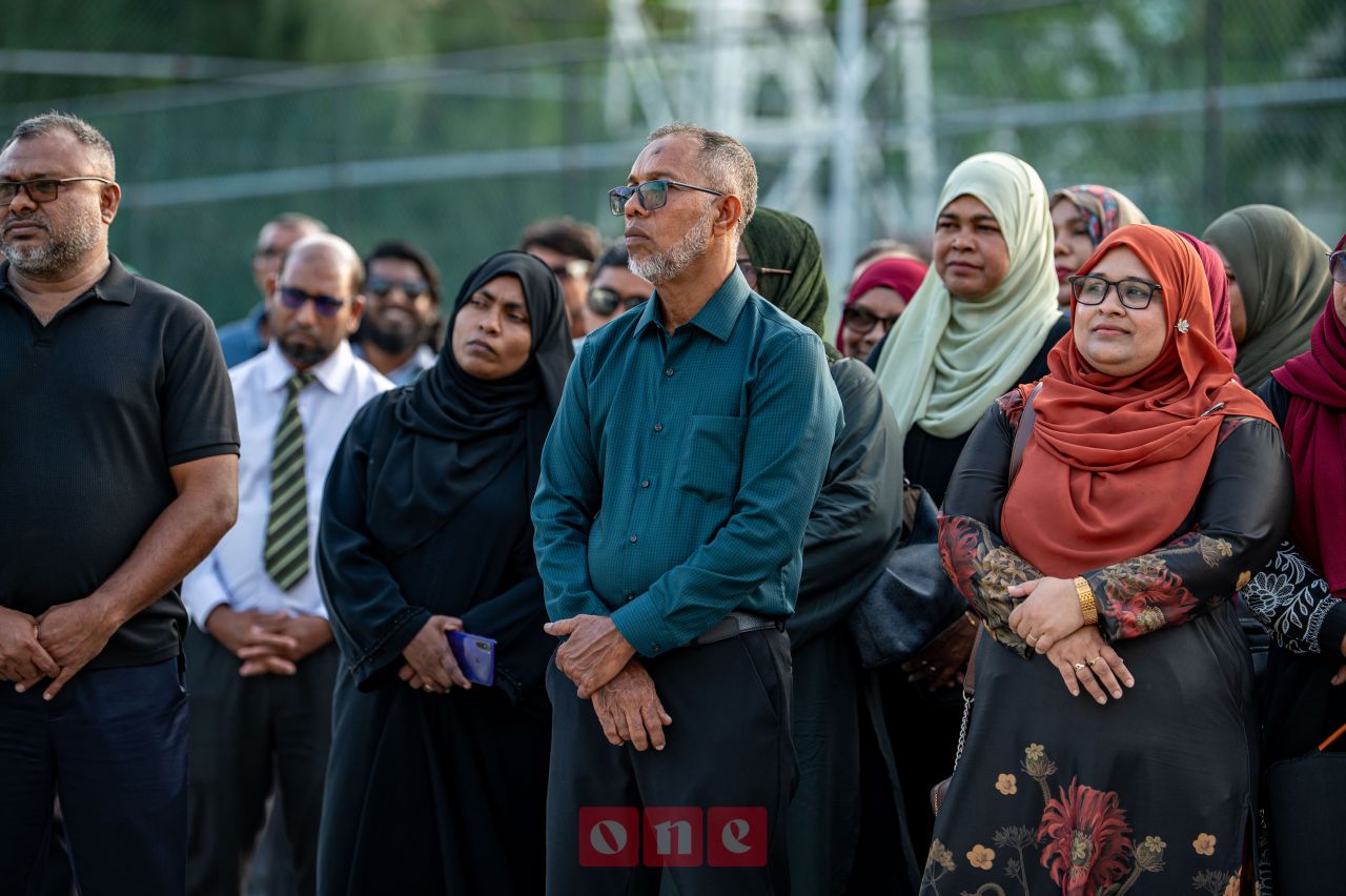 ވަން ފޮޓޯ: ހުޅުމާލޭގައި ގާއިމުކުރާ ސްޕޯޓްސް ޕާކުގެ ބިންގާ އެޅުން 