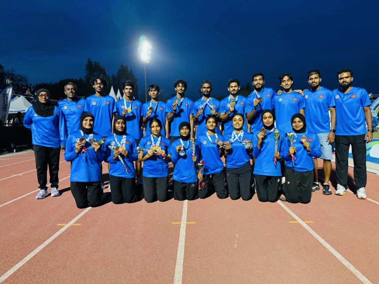 Ran medal akaaeku India ge Invitational relay mubaaraathun raajje ah 5 medal 