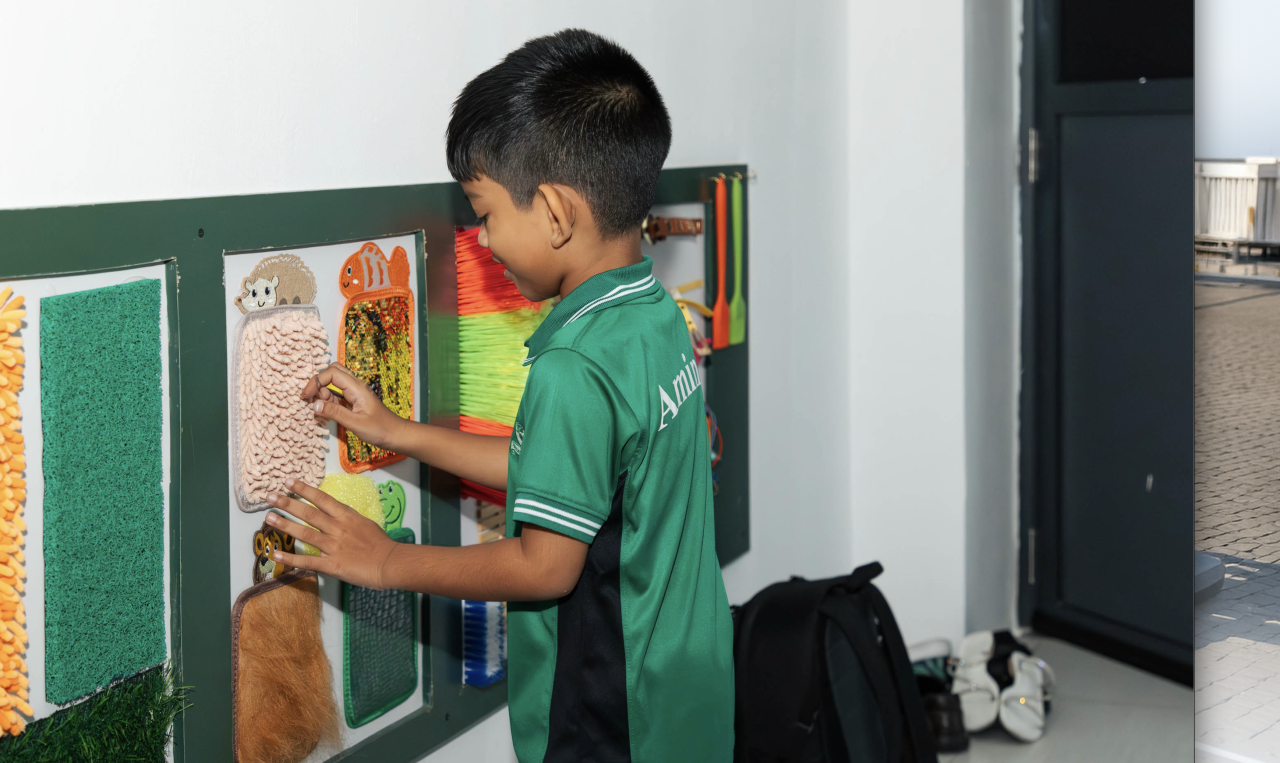 BML ge eheegai Aminiya School gai sensory class eh gaaimkohffi 