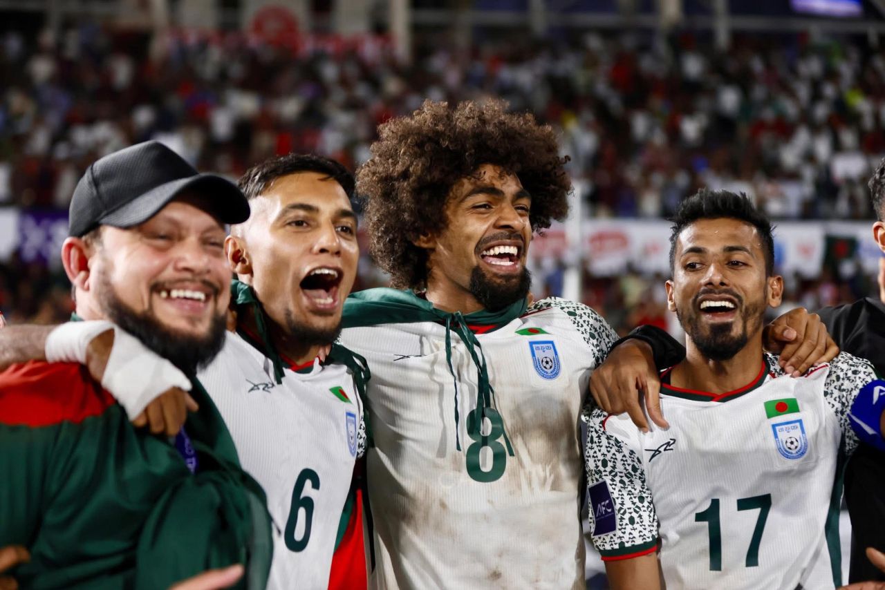 Bangladesh in Europe gai kulhey furathama match gai San Marino aa dhekolhah