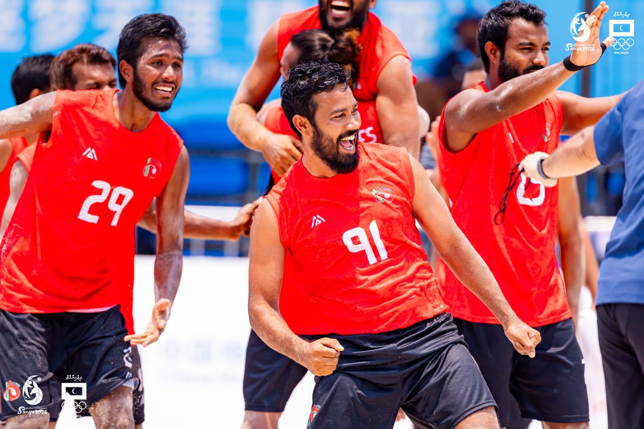 Asian Beach Games 2026: Beach Handball team in thafaathu dhakkai Mongolia ves balikoffi 