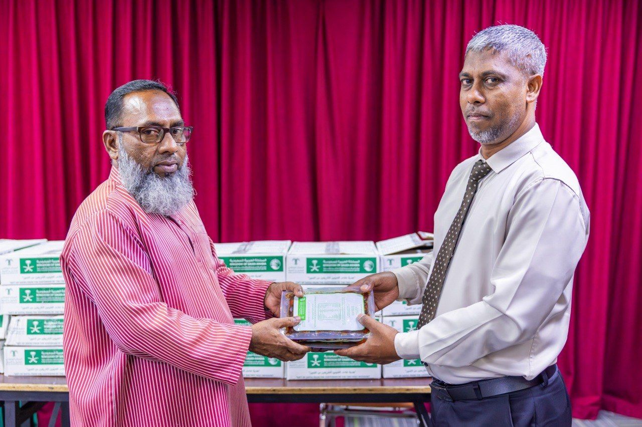 Saudi in Raajje ah hadhiyaakuri 50 ton ge kadhuru bahan fashaiffi