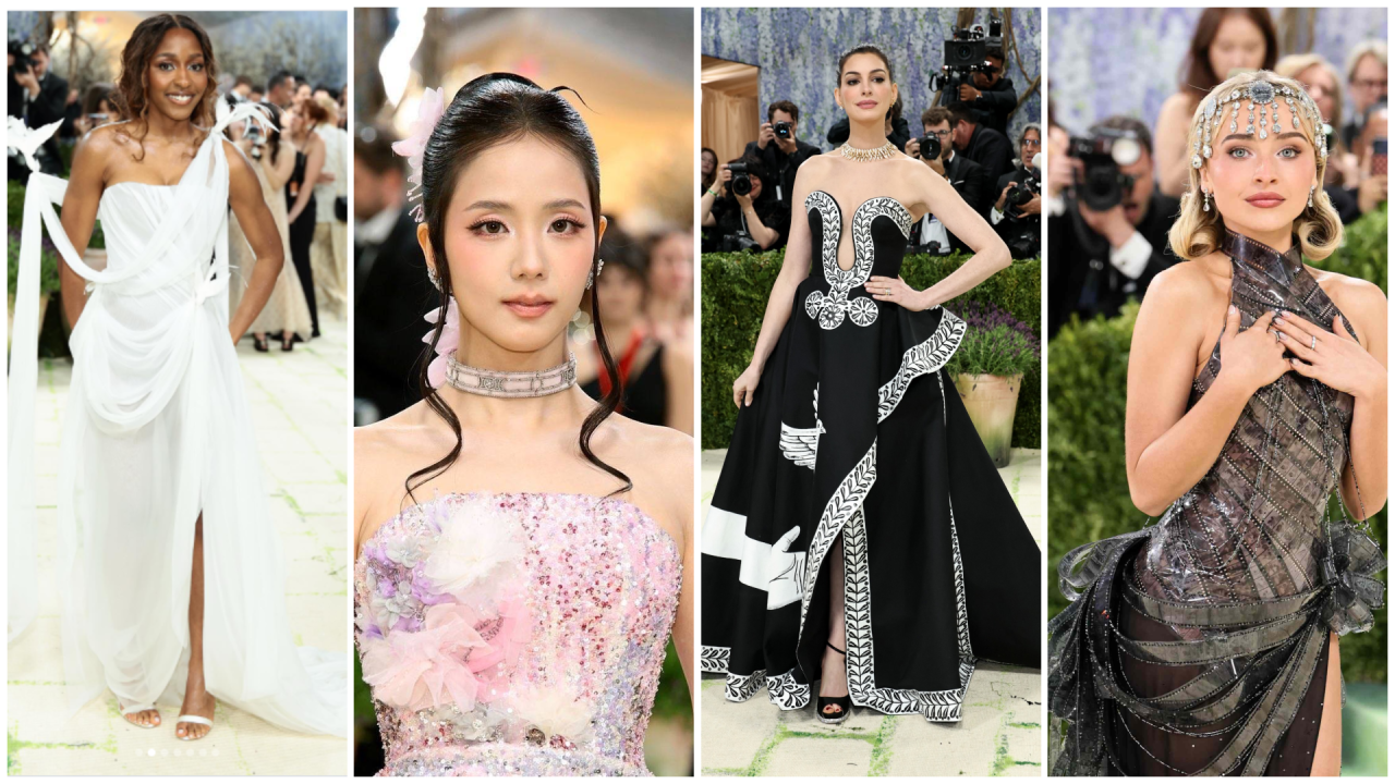 Aharuge Met Gala ge enme faahaga kohlevey gahanaa thakaai styling