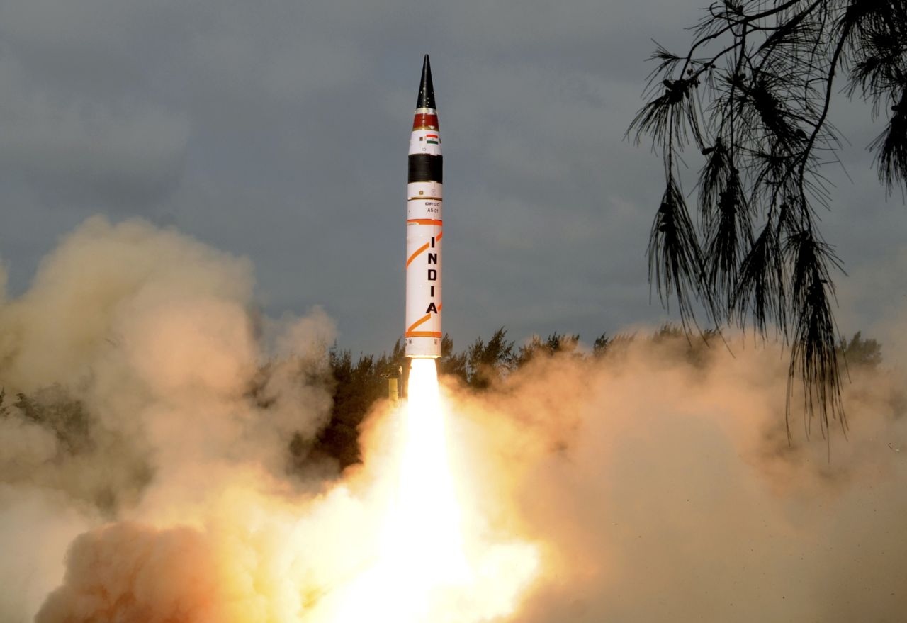 India in Agni-5 missile kaamiyaabu kamaa eku test kohffi 