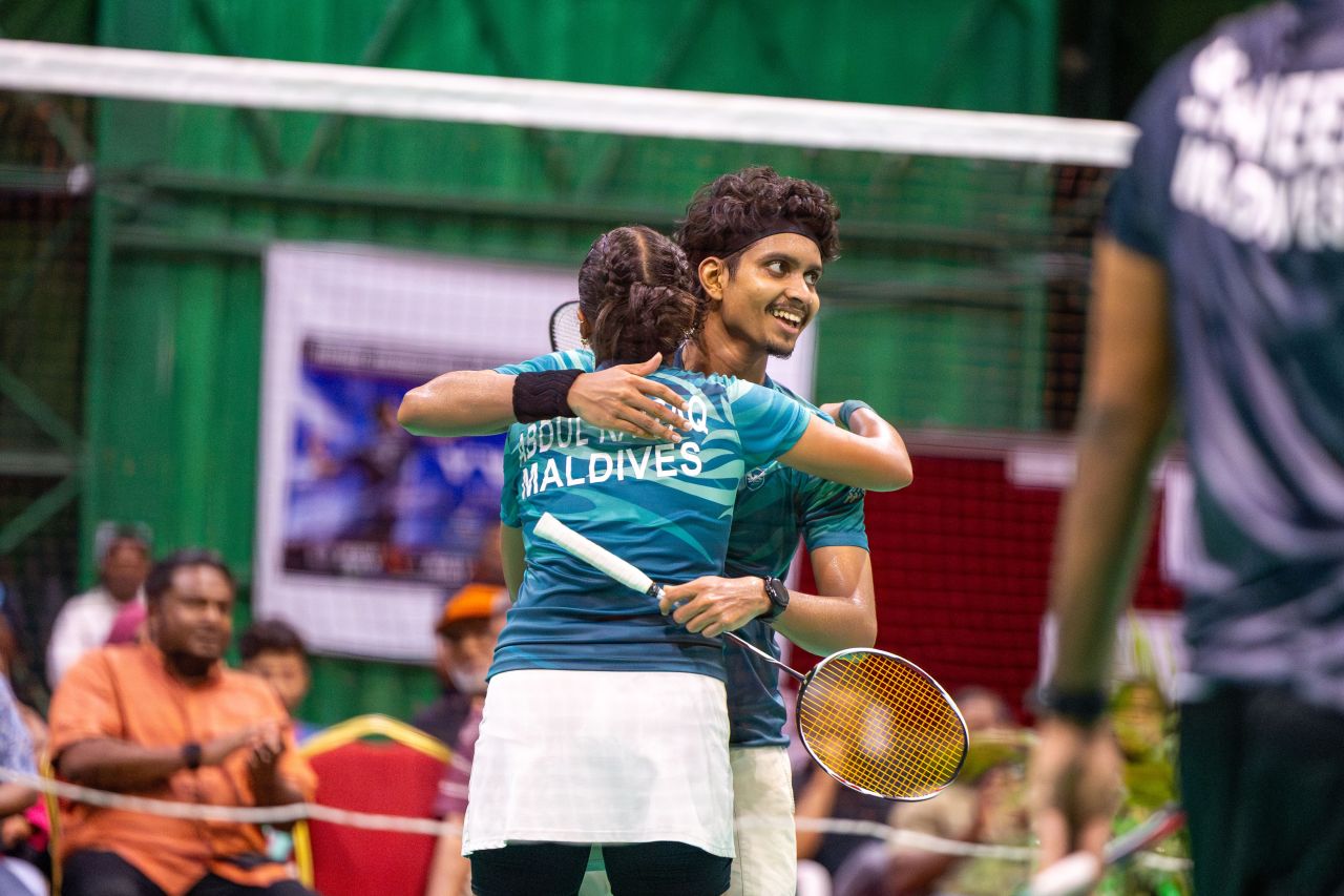 BAM Championship: Zayan aai Naba ge varugadha pair kairin Nibal aai Nabee ah mix doubles thashi 