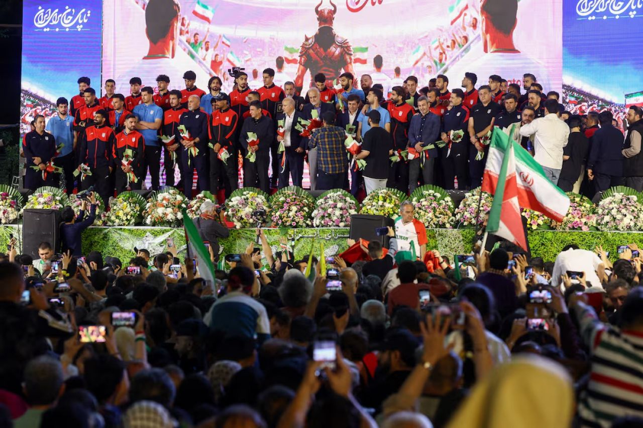 Iran team gaumun furuvaalumah bodu event eh, Visa ge habareh adhi neh 