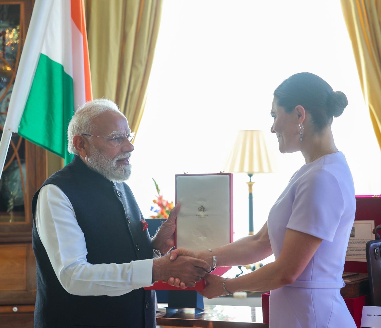India ge boduvazeerah Sweden ge enme mathee sharafu aruvaifi