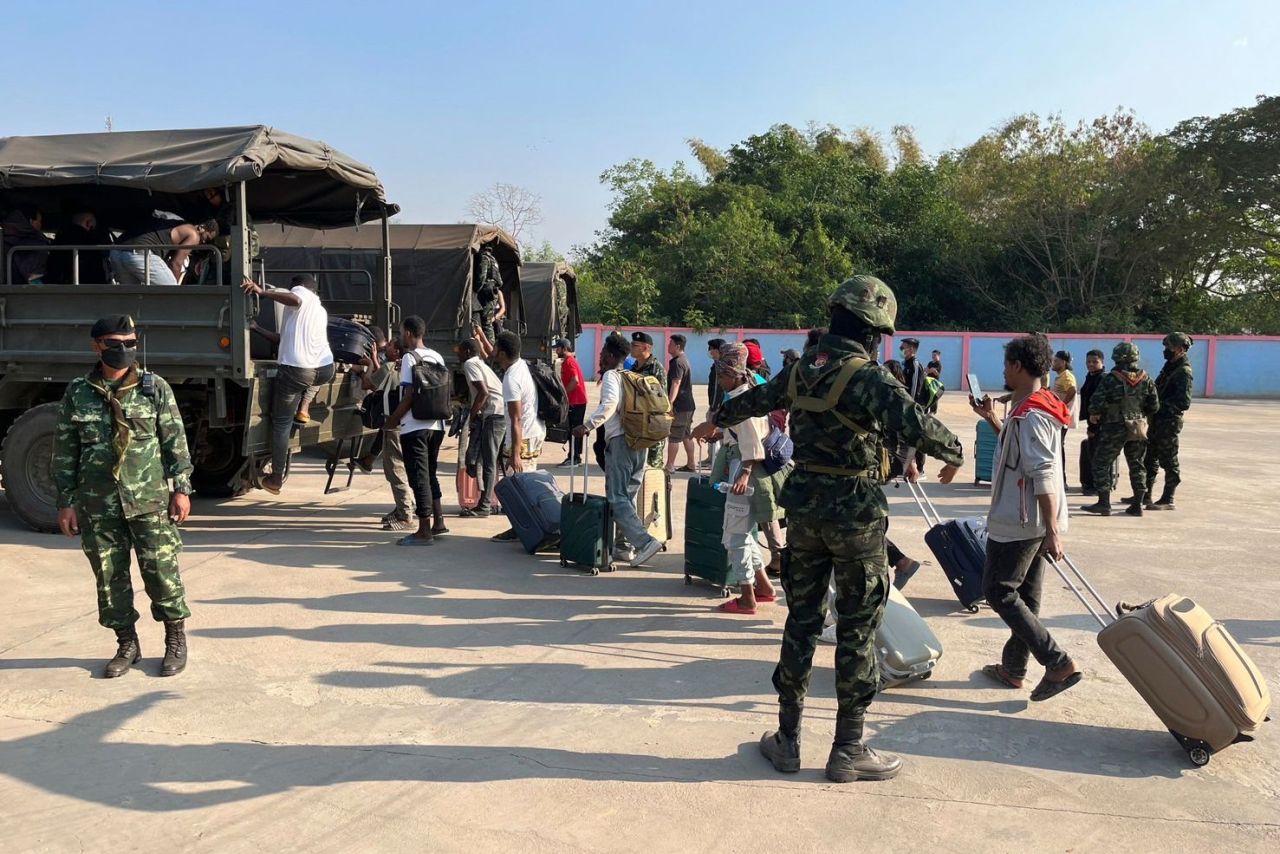 Myanmar ge border scam network thah roolhaalumah 57,000 bidheyseen deport kohffi