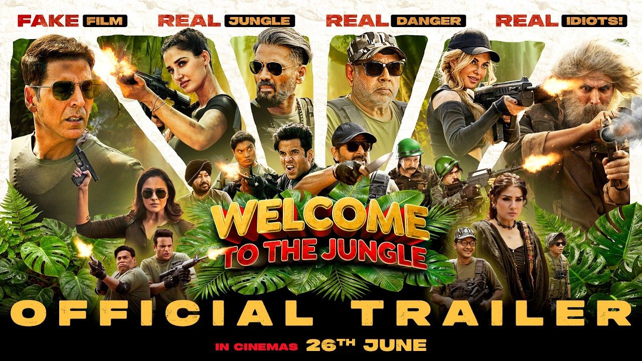 Welcome to the Jungle ge trailer 1.50 crore rupees ge set eh gai aanmukoffi