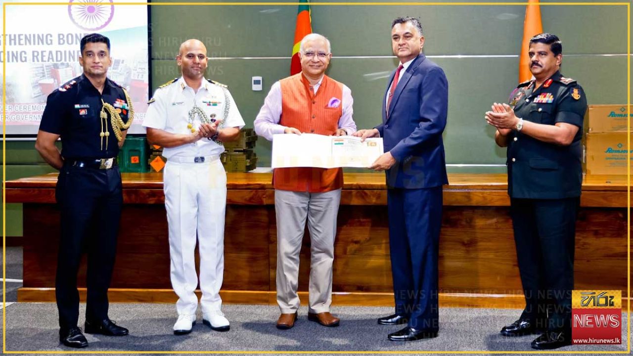India in 5.5 million dollar ge askaree saamaanu Sri Lanka ah hadhiya kohffi 