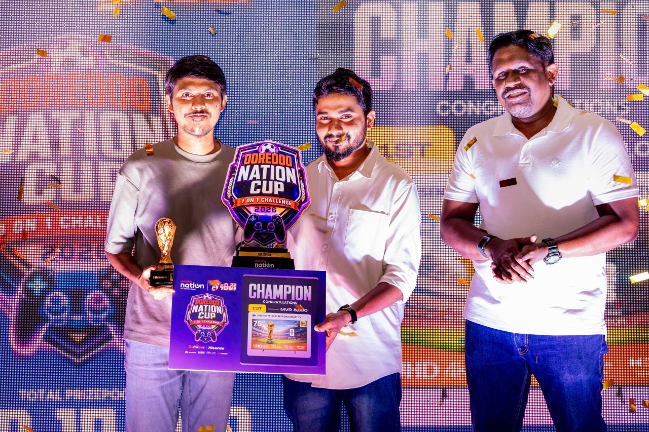 Ooredoo Nation Cup 2026 ge championkann Zameel hoadhaifi 