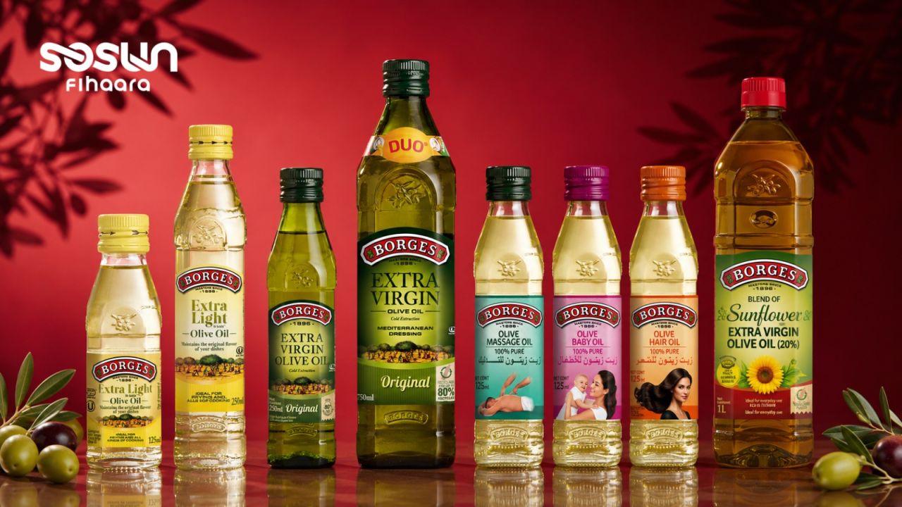 Sosun Fihaarain Borges brandge Olive Oil Raajje ah alun tha'aarafukohffi 