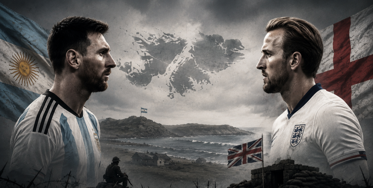 Falkland ge massalain Argentina England match ah Geo Politics ge hiyani