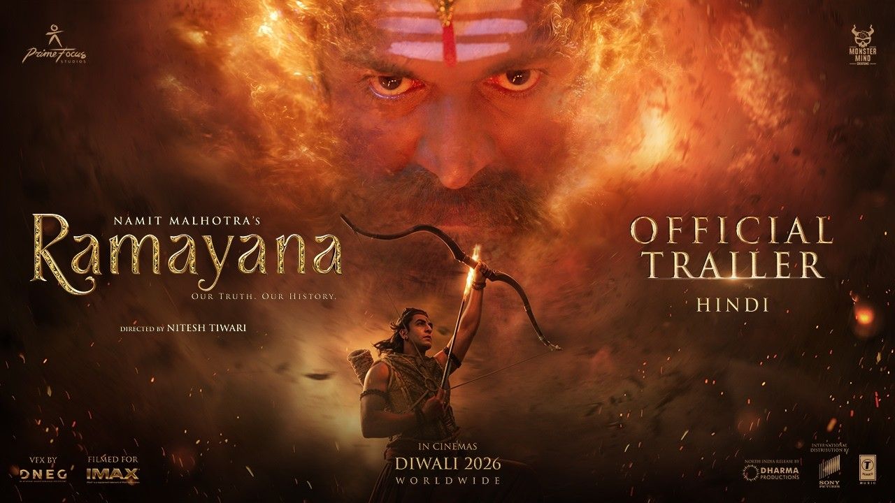 Ramayana ge trailer aanmukoffi: Ranbir aai Yash ge kurimathilumeh