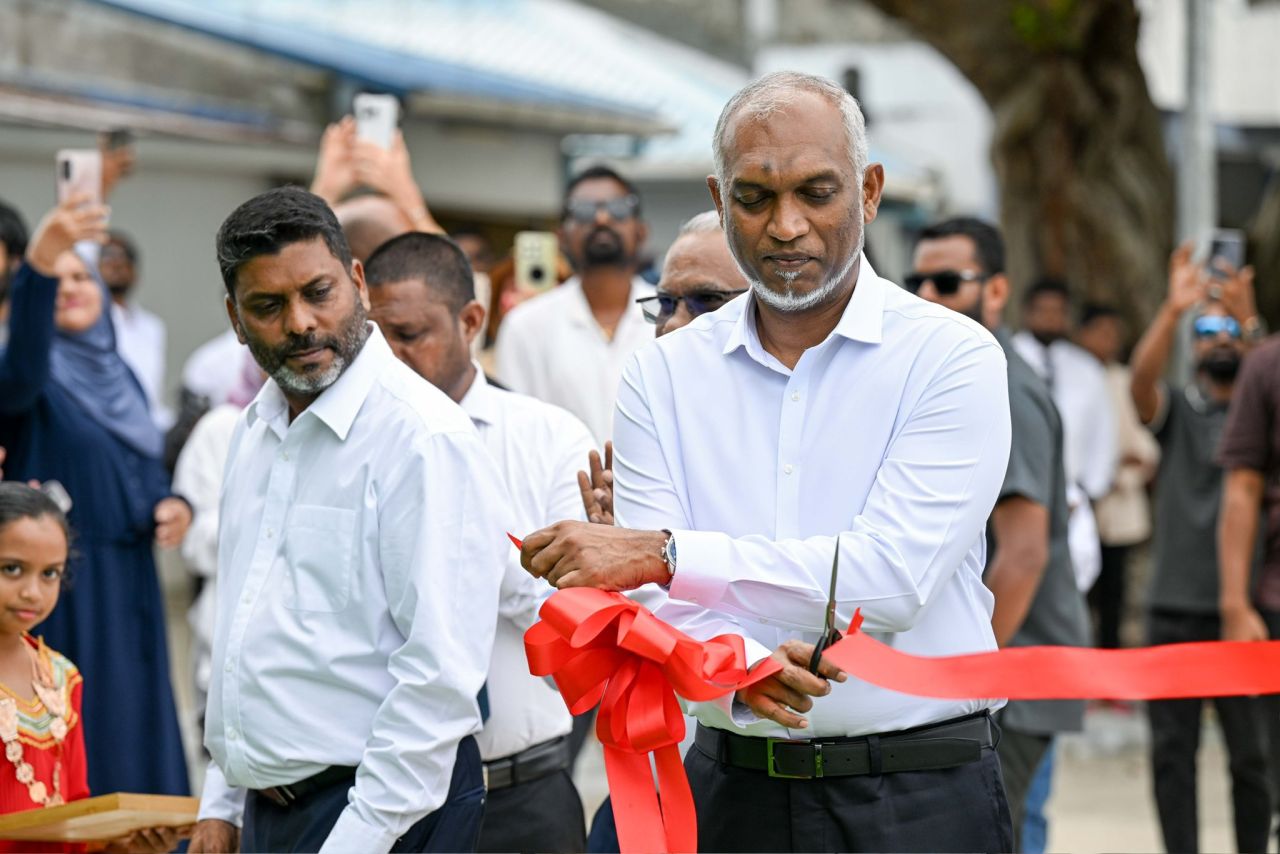 Ukulhahugai tharaggee kuri volley court hulhuvaifi 