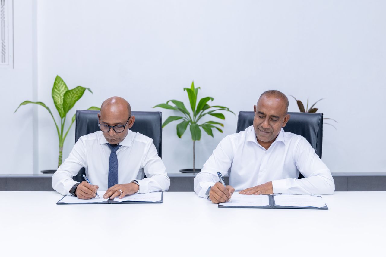 Villimale' gondudhoh himaaiyaiy kurumaai dinghy jetty ge masahkaiy MTCC ah 