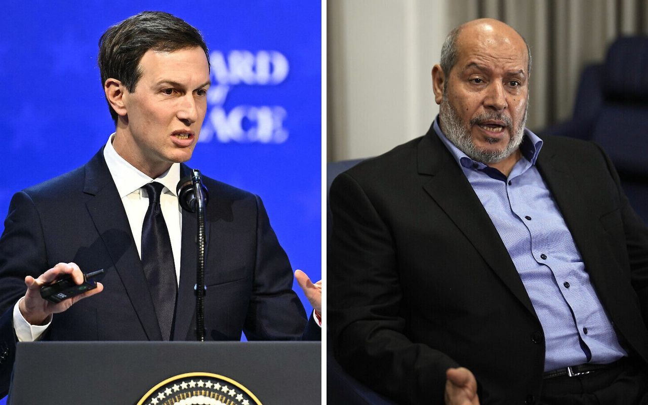 America ge mandoobu Kushner aai Hamas ge isverin Misru gai baddhalukuravvaifi