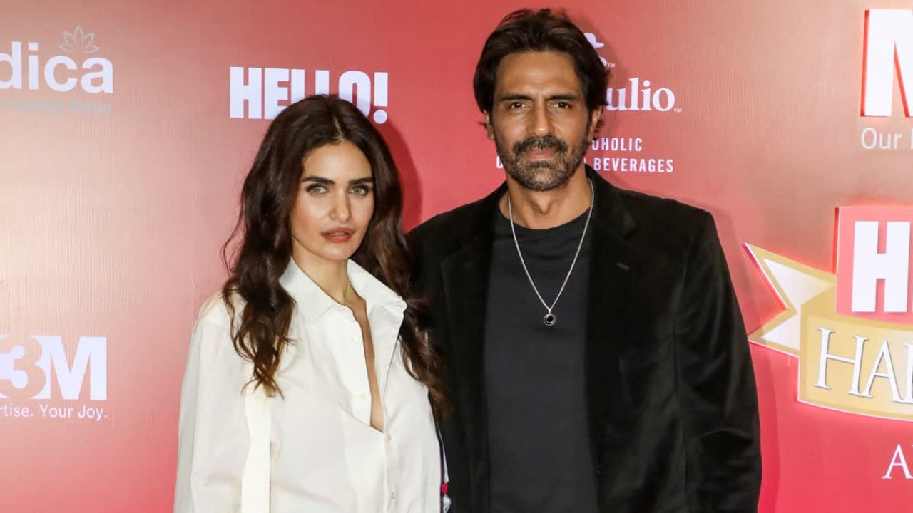 Arjun Rampal aai Gabriella kaivenikoffi