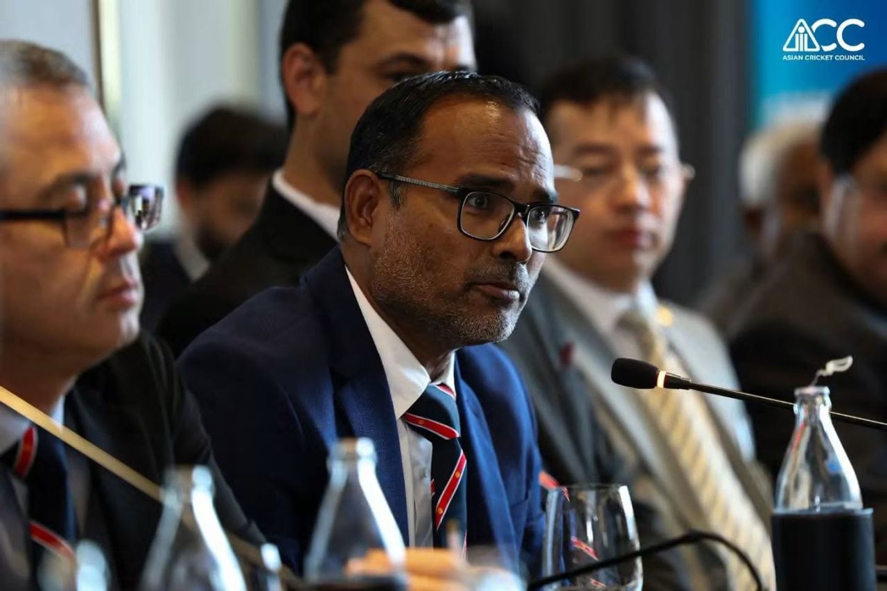 Asian Cricket Council ge associate director akah anekkaavess raajjeyge Faisal 