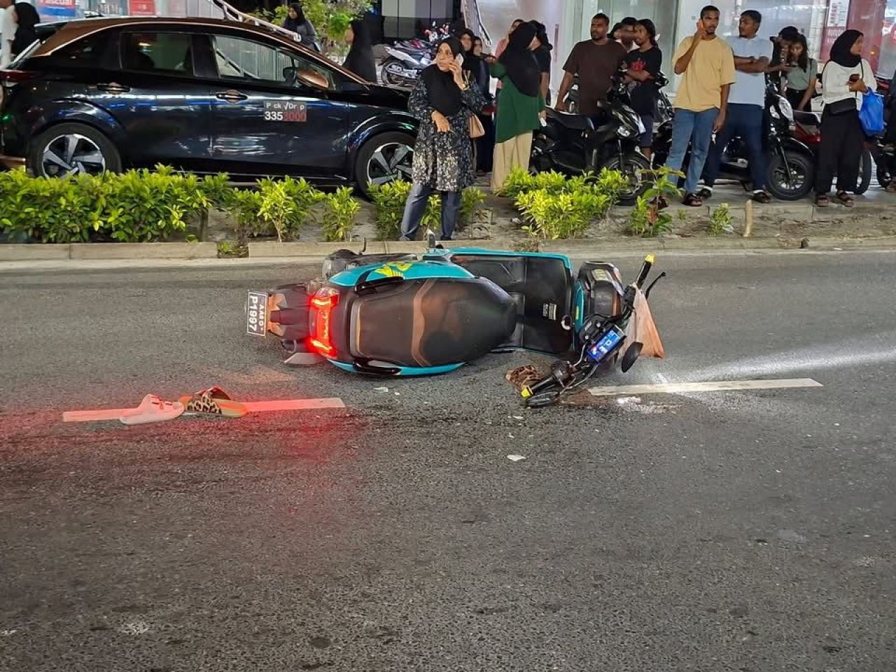 Hulhumale' gai nurahkaatheri accident eh hin'gai kudakujjakah serious aniyaathakeh vejje 