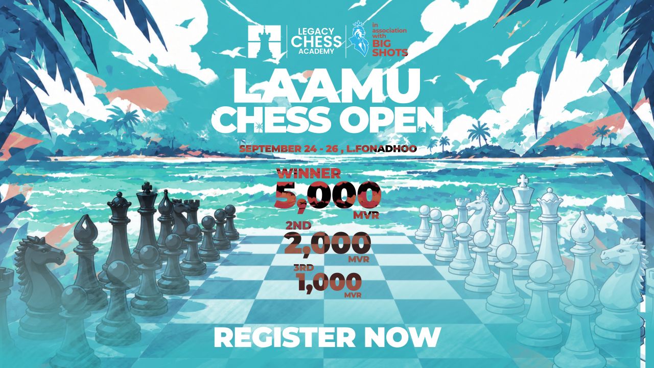 Laamu Chess Open raazuvaa mubaaraiyy mi mahu 24 gai, baiverivumah hulhuvaalaifi 