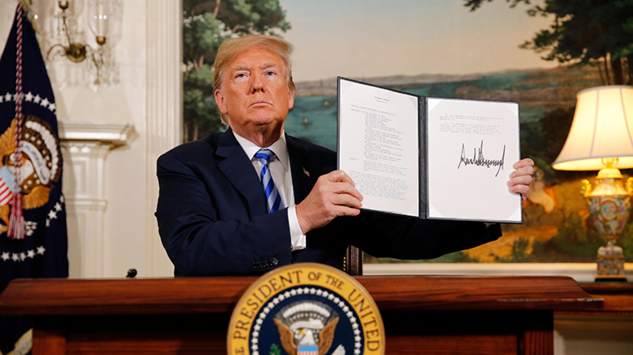 Russia aai Iran ah dhathikurumuge gaanoonu Trump thasdheegu kurahvvaifi 