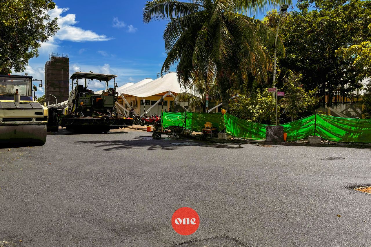 ވަން ފޮޓޯ: އަމީނީ މަގުގެ ފުރަތަމަ ސެގްމަންޓުގައި ތާރުއަޅައި ނިންމާލުން