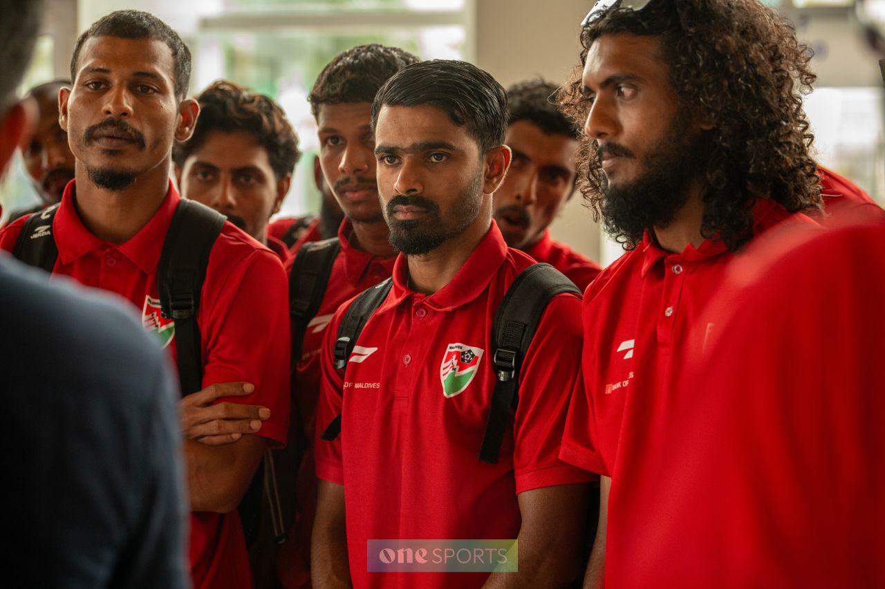 ވަން ފޮޓޯ: ރާއްޖޭގެ ގައުމީ ޓީމު އިންޓަނޭޝަނަލް ބްރޭކްއަށް ޗައިނާއަށް ފުރުން