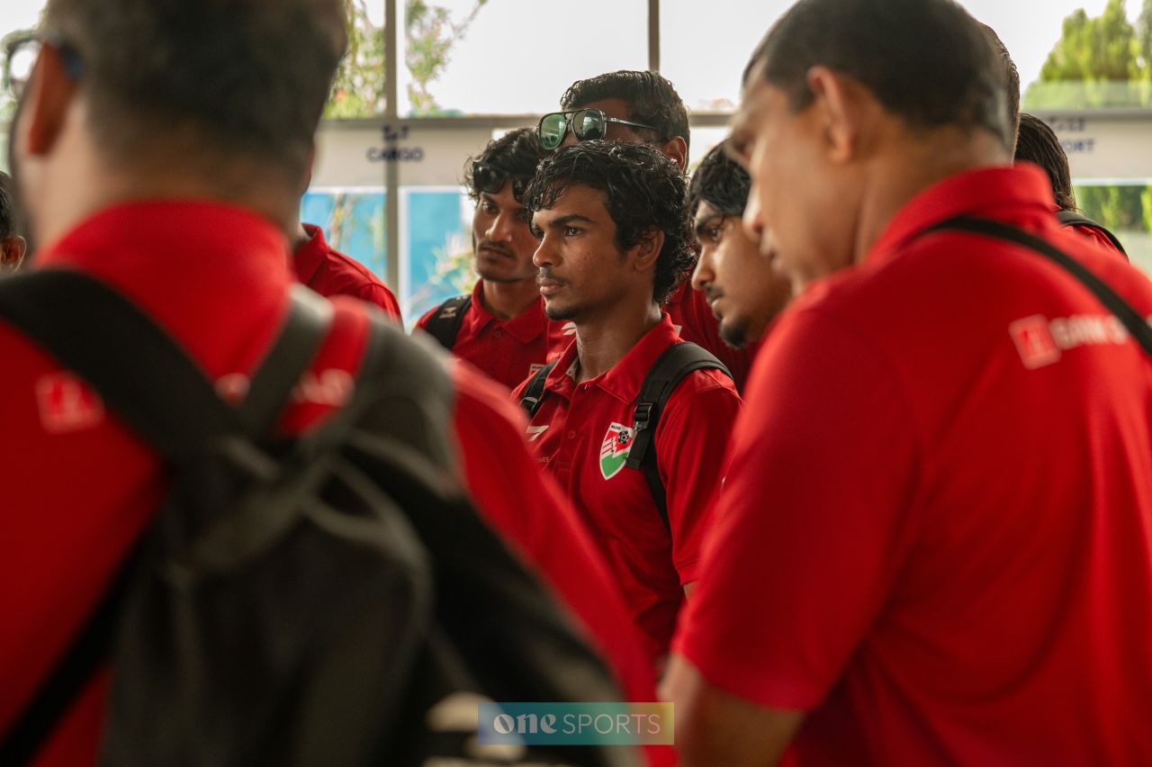 ވަން ފޮޓޯ: ރާއްޖޭގެ ގައުމީ ޓީމު އިންޓަނޭޝަނަލް ބްރޭކްއަށް ޗައިނާއަށް ފުރުން