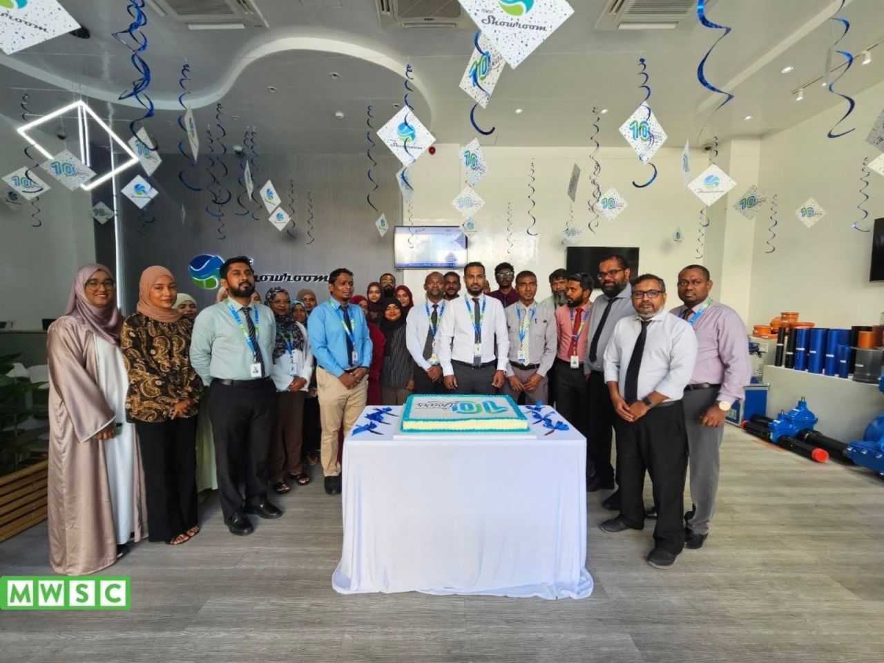 MWSC showroom ah 10 aharu furumun haassa promotion eh fashaifi 