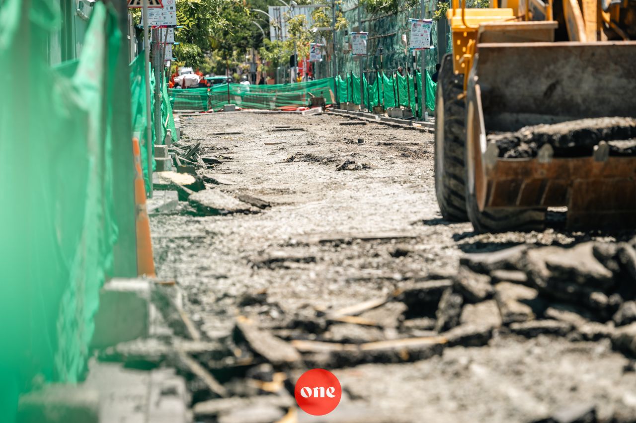 ވަން ފޮޓޯ: އަމީނީމަގު ސެގްމެންޓް 3ގެ ހަލާކުވެފައިވާ ތާރުގަނޑު ނެގުން