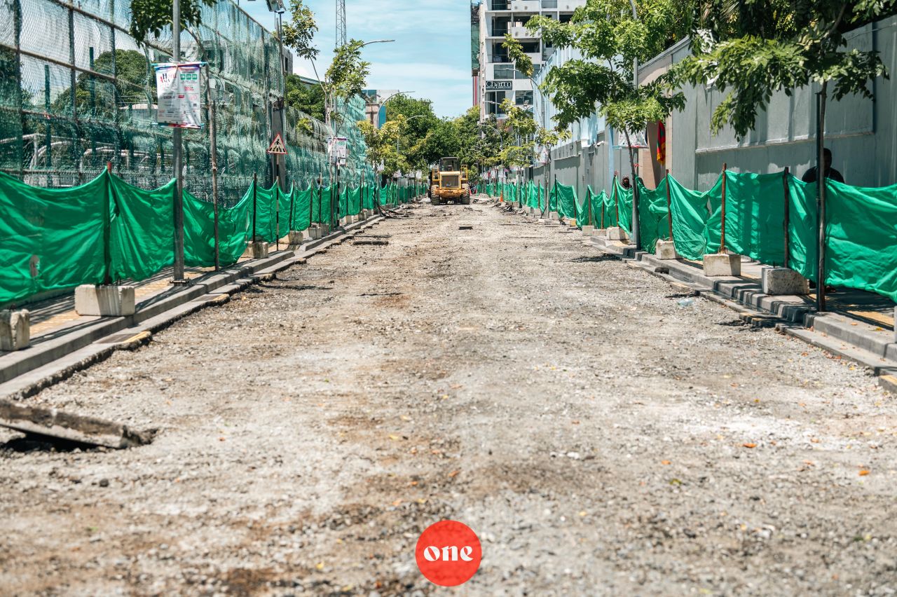 ވަން ފޮޓޯ: އަމީނީމަގު ސެގްމެންޓް 3ގެ ހަލާކުވެފައިވާ ތާރުގަނޑު ނެގުން