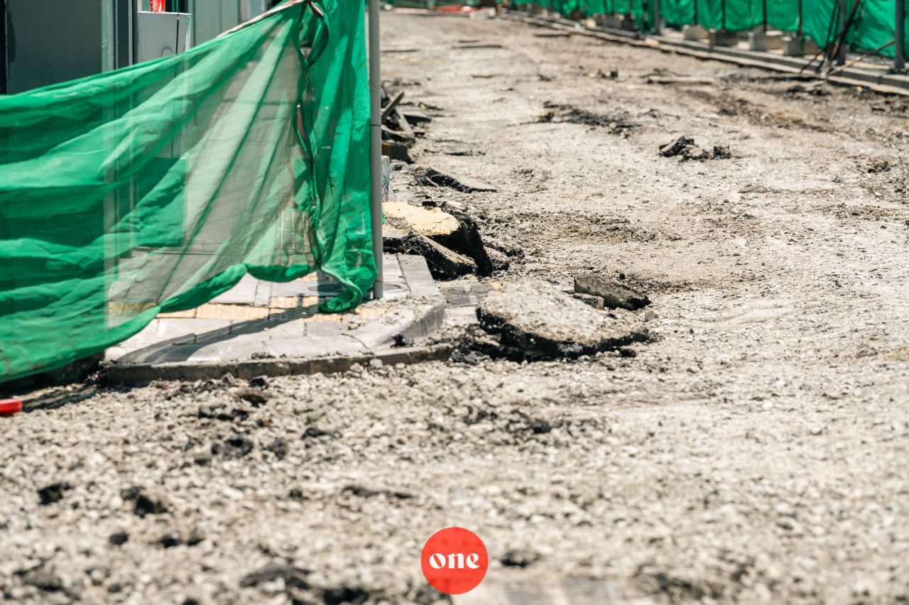 ވަން ފޮޓޯ: އަމީނީމަގު ސެގްމެންޓް 3ގެ ހަލާކުވެފައިވާ ތާރުގަނޑު ނެގުން
