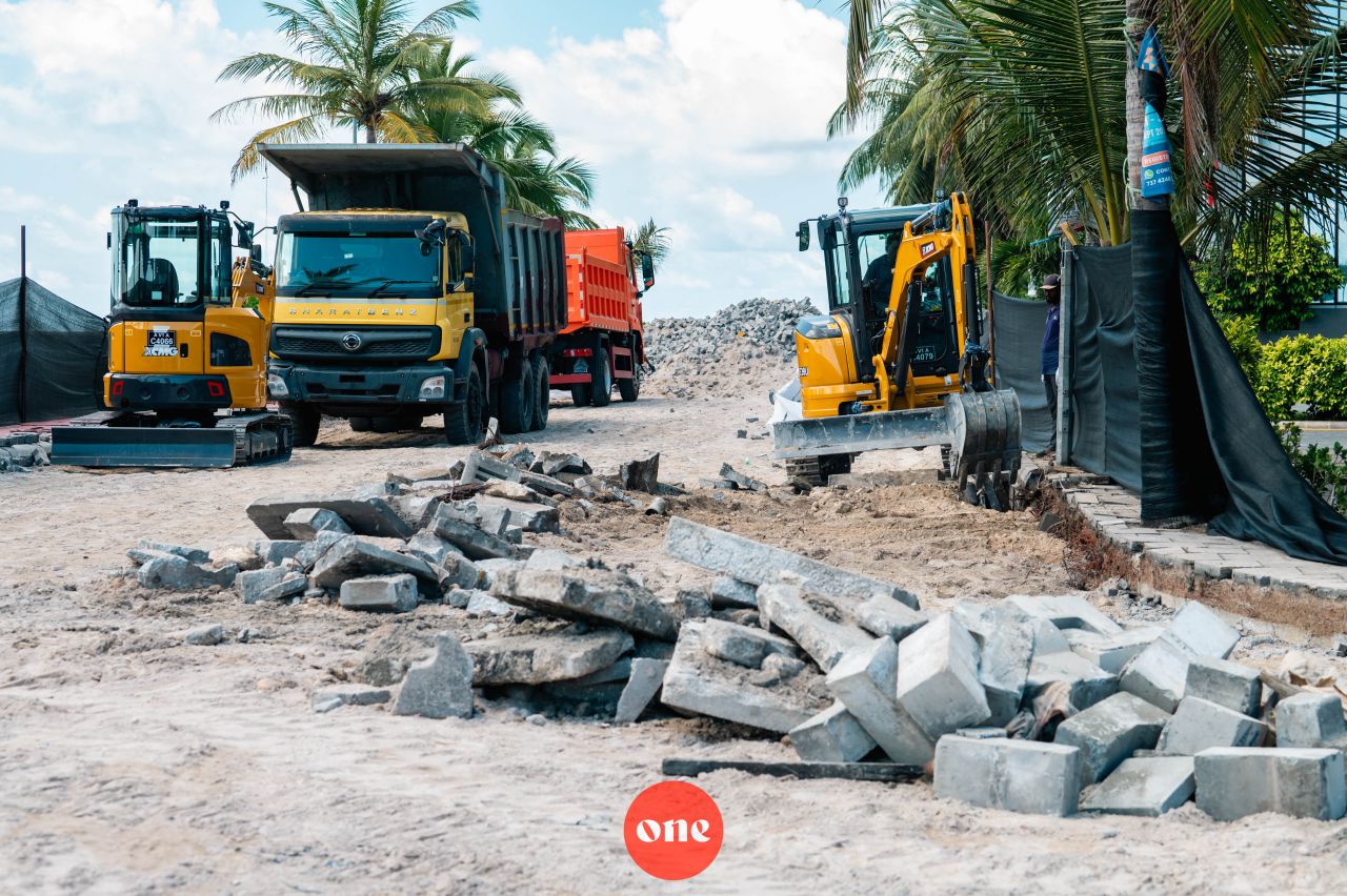 ވަން ފޮޓޯ: ބޮޑުތަކުރުފާނުގެ އައިޖީއެމްއެޗް ސަރަހައްދު ހެދުމުގެ މަސައްކަތް ކުރިއަށްދަނީ