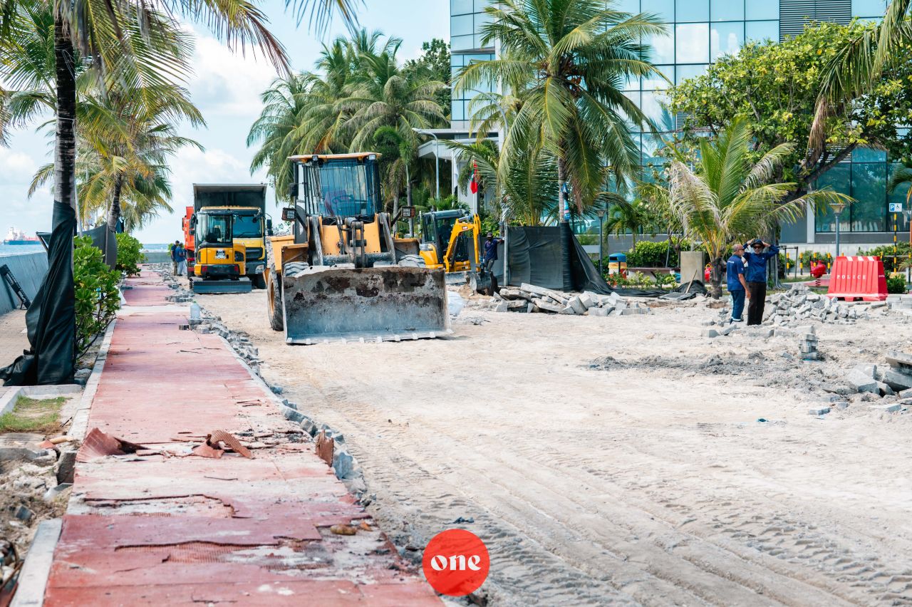 ވަން ފޮޓޯ: ބޮޑުތަކުރުފާނުގެ އައިޖީއެމްއެޗް ސަރަހައްދު ހެދުމުގެ މަސައްކަތް ކުރިއަށްދަނީ