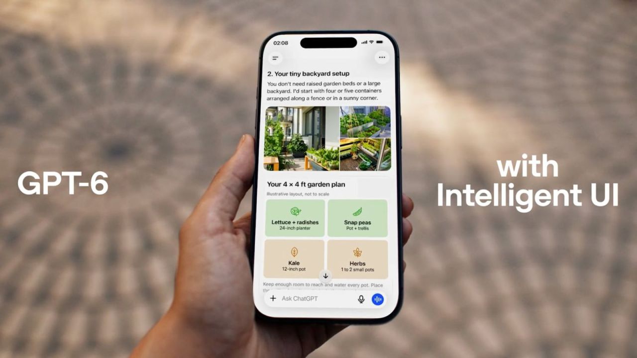 ChatGPT ah GPT-6 aai Intelligent UI thaarafukoffi