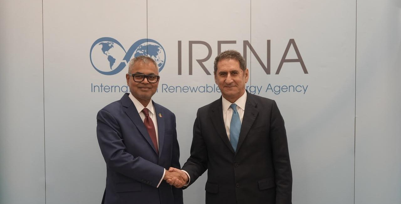 IRENA ah kandaelhuvi dhaaimee mandhoobu faikolhu aruhvaifi
