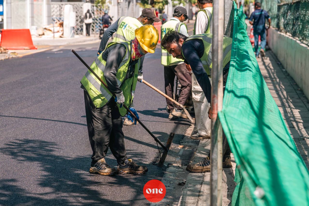 ވަން ފޮޓޯ: އަމީނީމަގު ސެގްމެންޓް 3 ގައި ތާރުއަޅަން ފެށުން