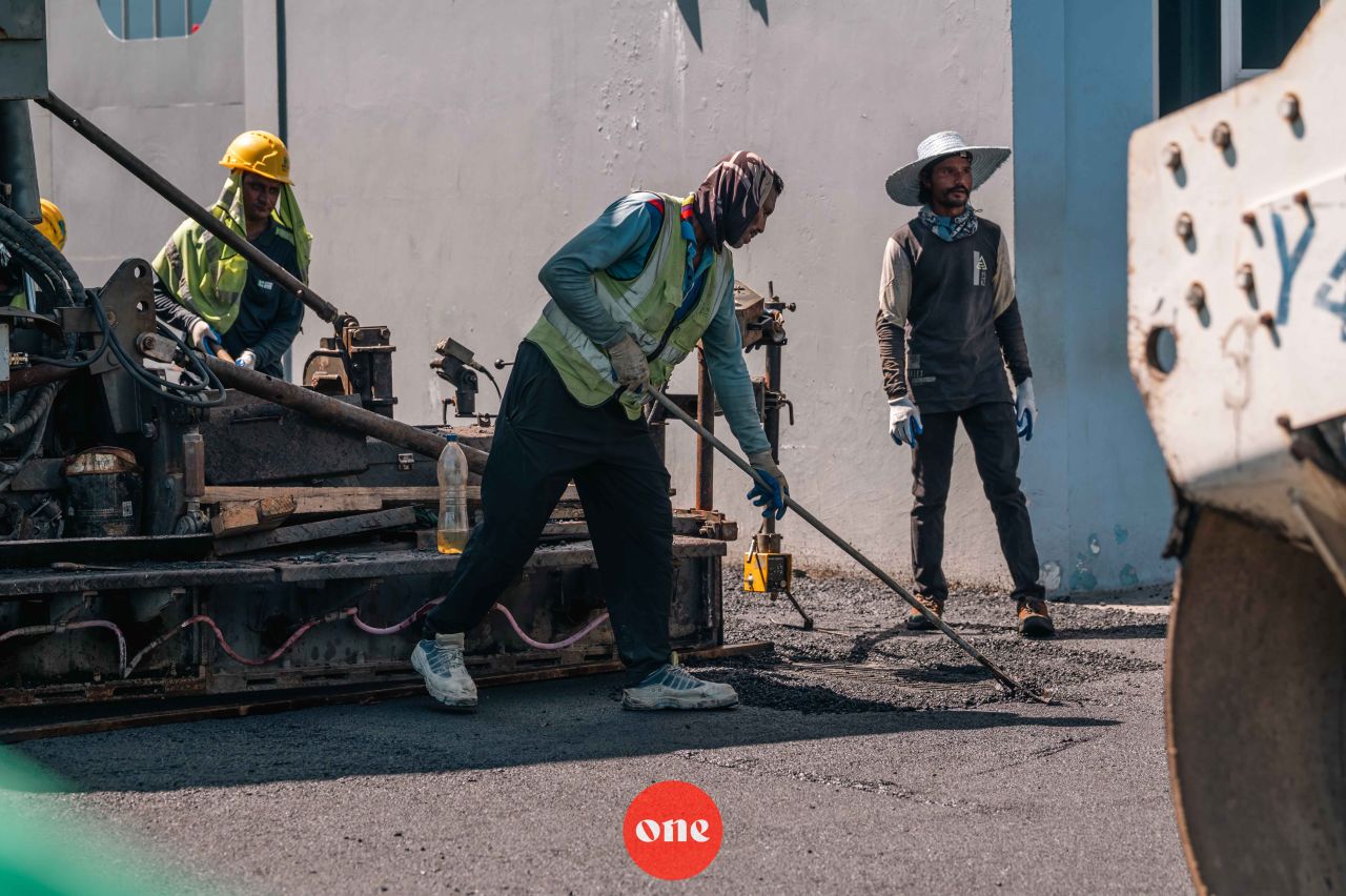 ވަން ފޮޓޯ: އަމީނީމަގު ސެގްމެންޓް 3 ގައި ތާރުއަޅަން ފެށުން