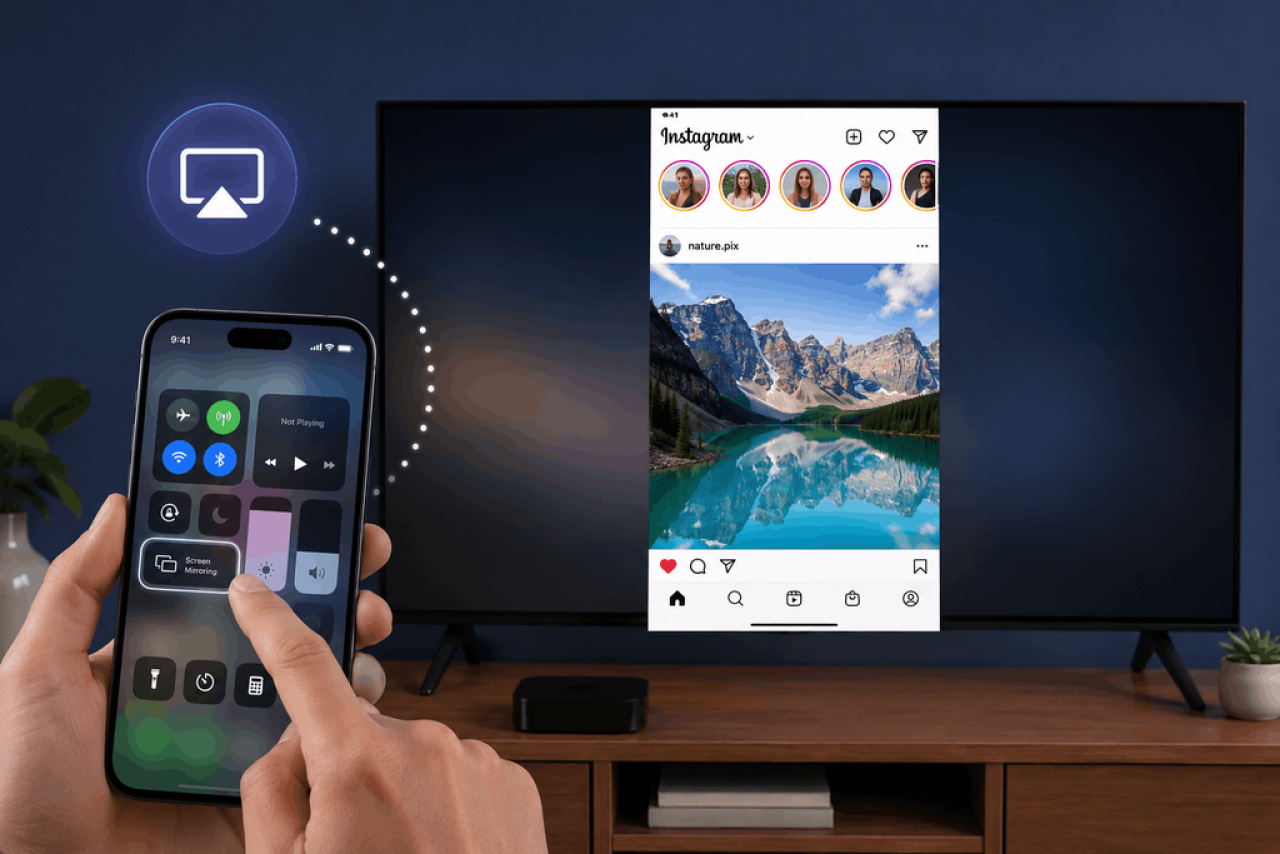 Instagram un furathama faharah Apple TV ah haassa app eh 