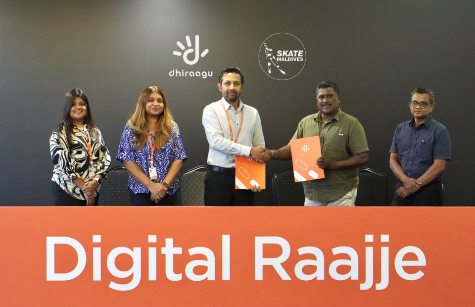 Skate Maldives ge development partner akah Dhiraagu