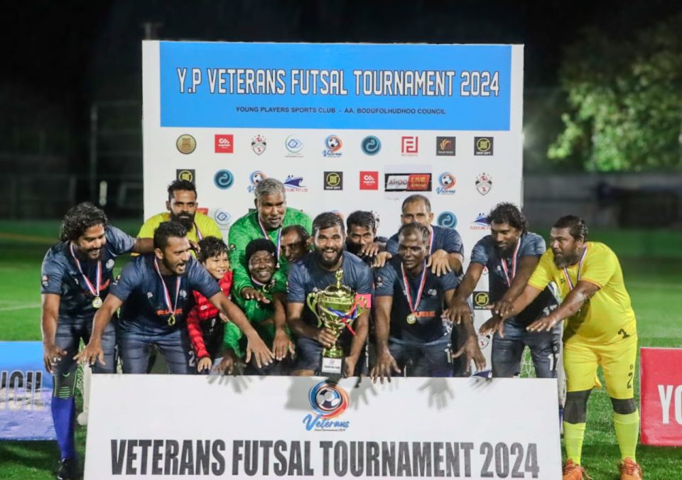 YP Veterans futsal mubaaraathah furusathu hulhuvaalaifi 
