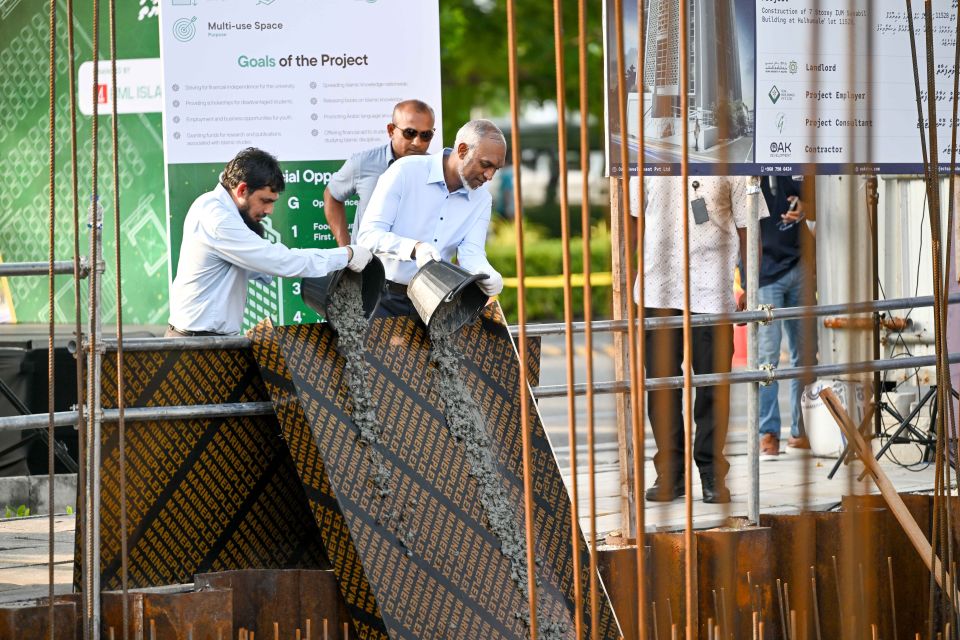 Hulhumale' gai IUM ge imaaraathuge bingaa Raees alhuhvai dhehvaifi 