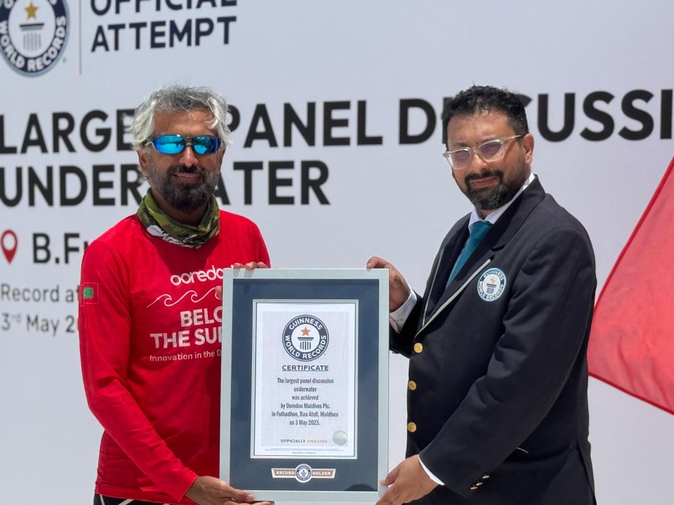 Ooredoo, kandu adin dhuniyeyge record fothah 