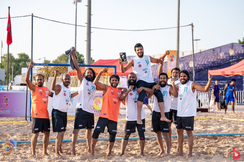Asia beach handball mubaaraathun raajje ah thaareehee molheh 