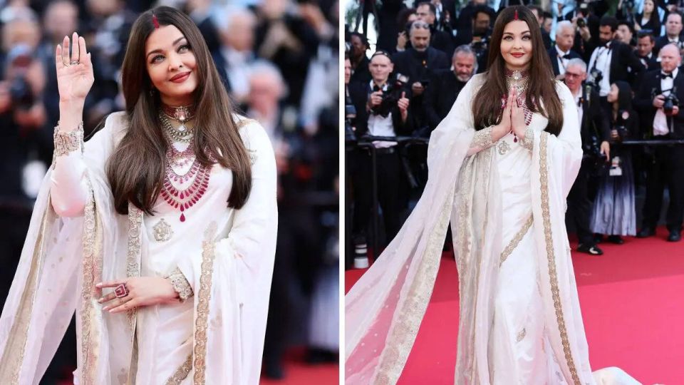 Cannes 2025: Aishwariya mifaharu elhee Banarasi Saalhi eh