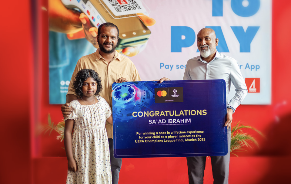 BML ge master card promition ge naseebuveriyaa hovaifi, UCL final gai dhandah aran furusathu libeyne!